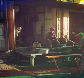 Kebabrestaurant, Samarkand, 1905-1915